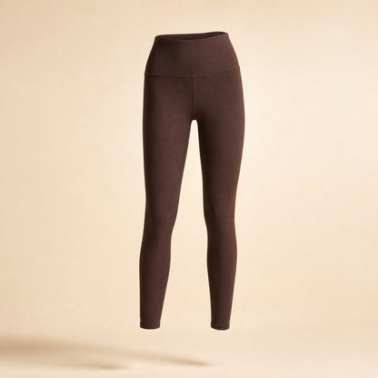 GentleFlex Supportive Legging in Espresso, studio photo on cream background