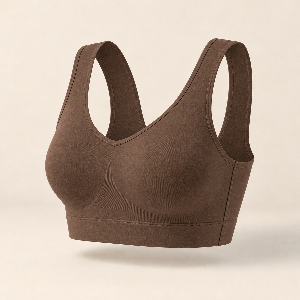 ContourSoft Wireless Shaping Bra in Mocha